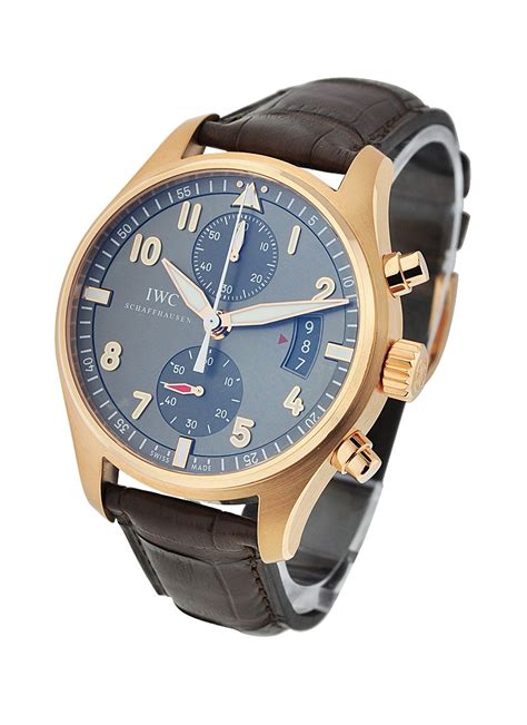 iwc spitfire rose gold chronograph|iwc spitfire chronograph gray.